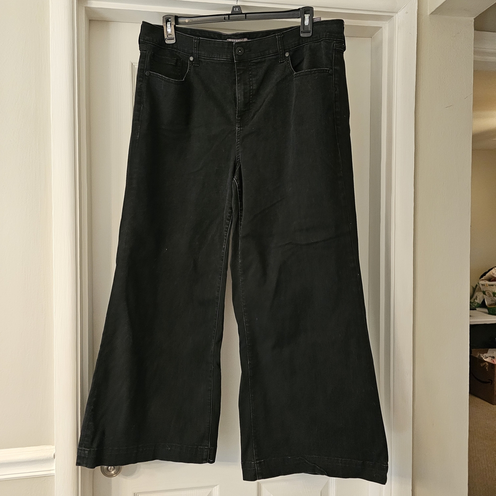 Torrid Black Flare Jeans - Picture 3 of 9